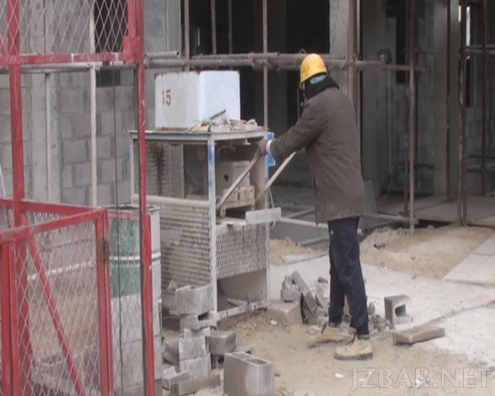 砼空心砖切割施工中